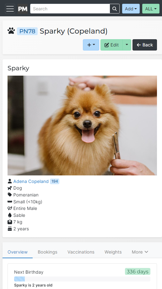 Manage Pet Records