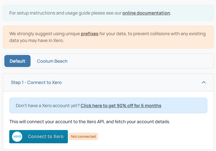 Connect Pet Manager to Xero