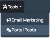 portal posts menu